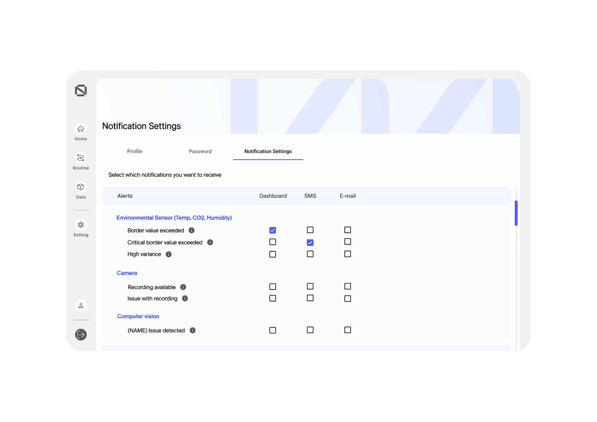 Final design: Notification Center in Seasony OS